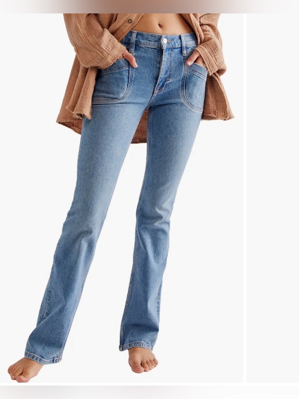 We the Free Aiden Slim Flare Jeans
Free People Size 27